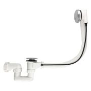 Сифон для ванной САНАКС пластиковый, полуавтоматический с тросиком  8731
