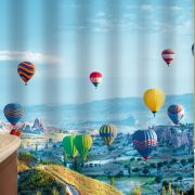 Штора для ванной BRIMIX Воздушный шар 1800*2000 мм 02-22